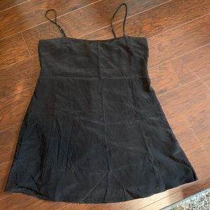 Black silk Amanda Uprichard Dress